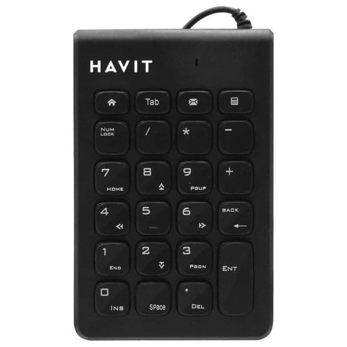 Havit KB223 Mini Numeric Keypad | USB Wired Numpad - Image 1