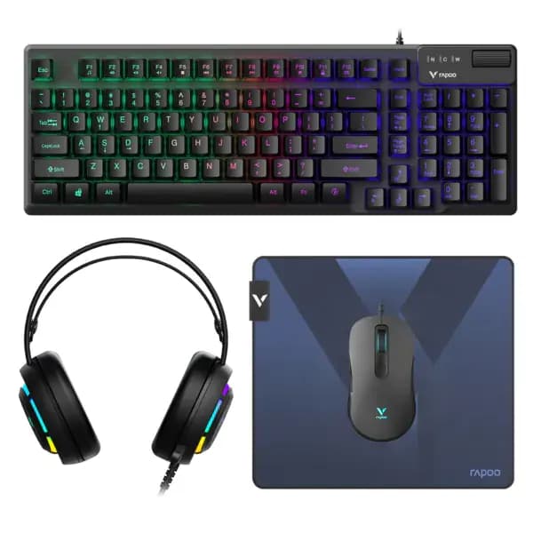 Rapoo V125S 4 In 1 Gaming Combo - Image 1